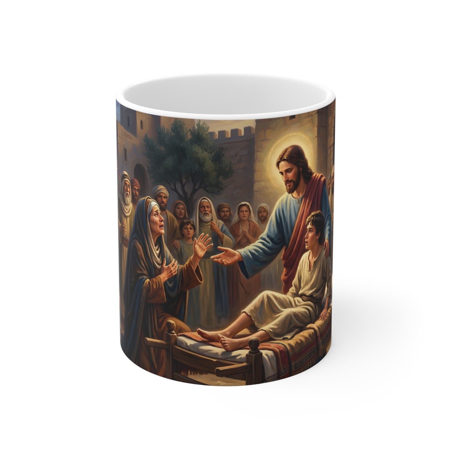 “Arise, Young Man - Resurrection at Nain” - Coffee Mug