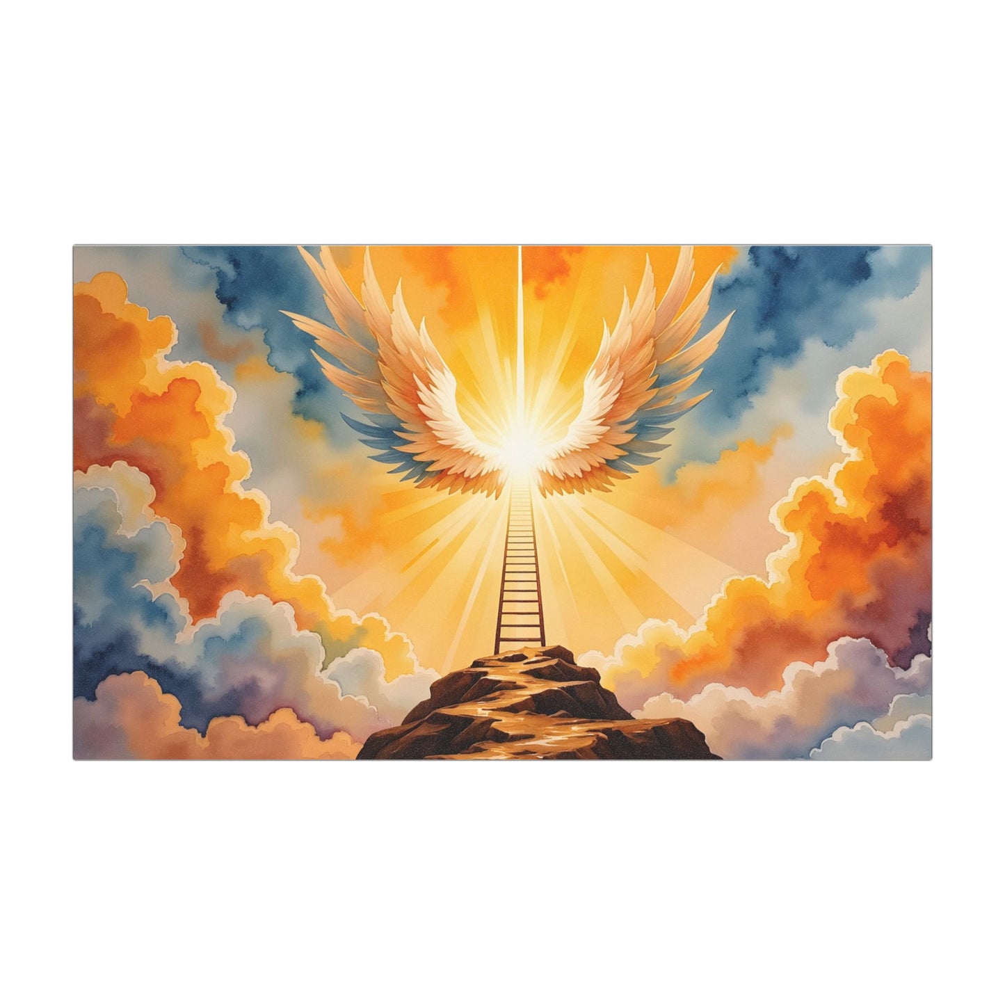 “Jacob's Gate - Angels Ascending and Descending” - Car Magnet