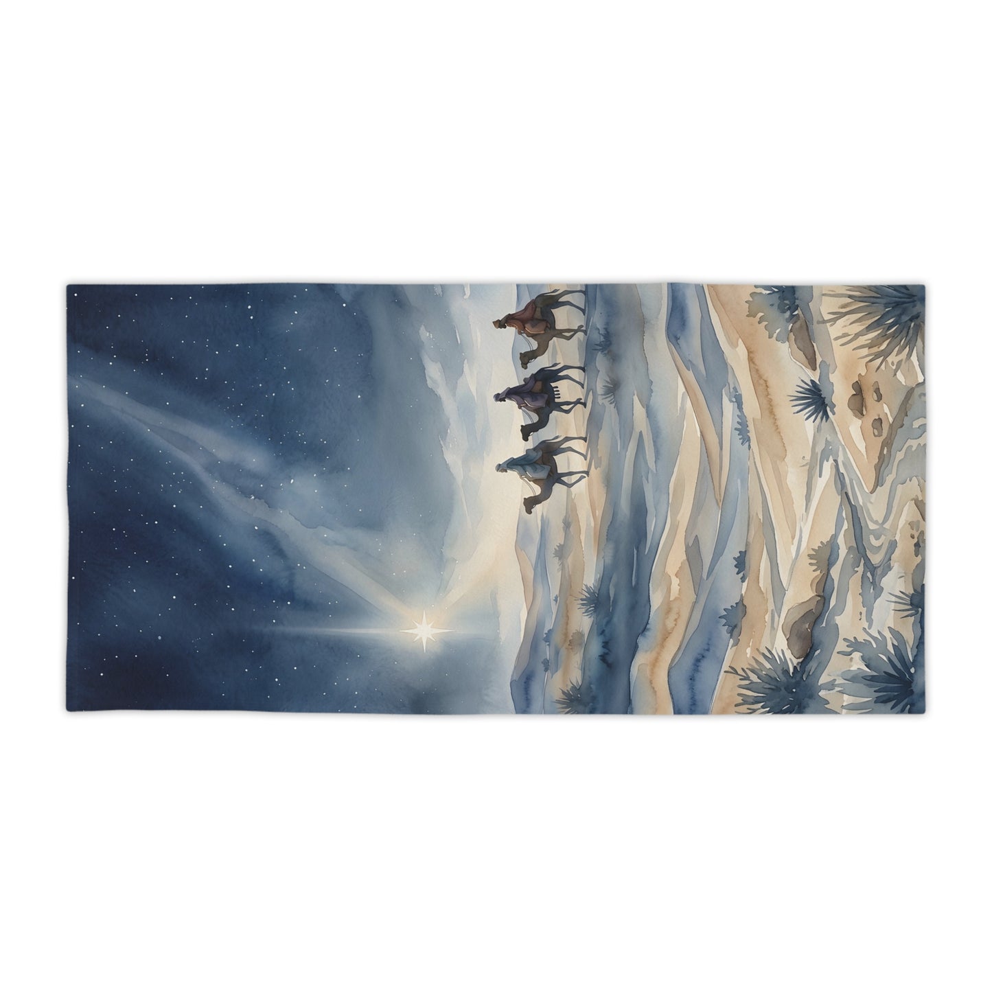 “Star of Wonder - Journey of the Magi” - Beach Towel