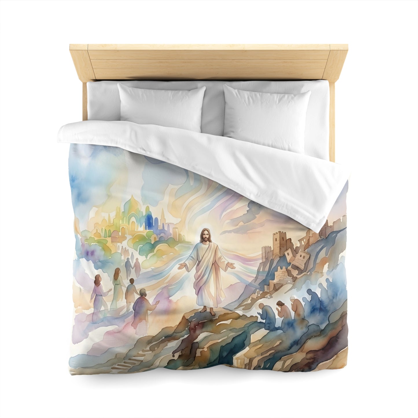 “Pride's Downfall - Obadiah's Prophecy” - Duvet Cover