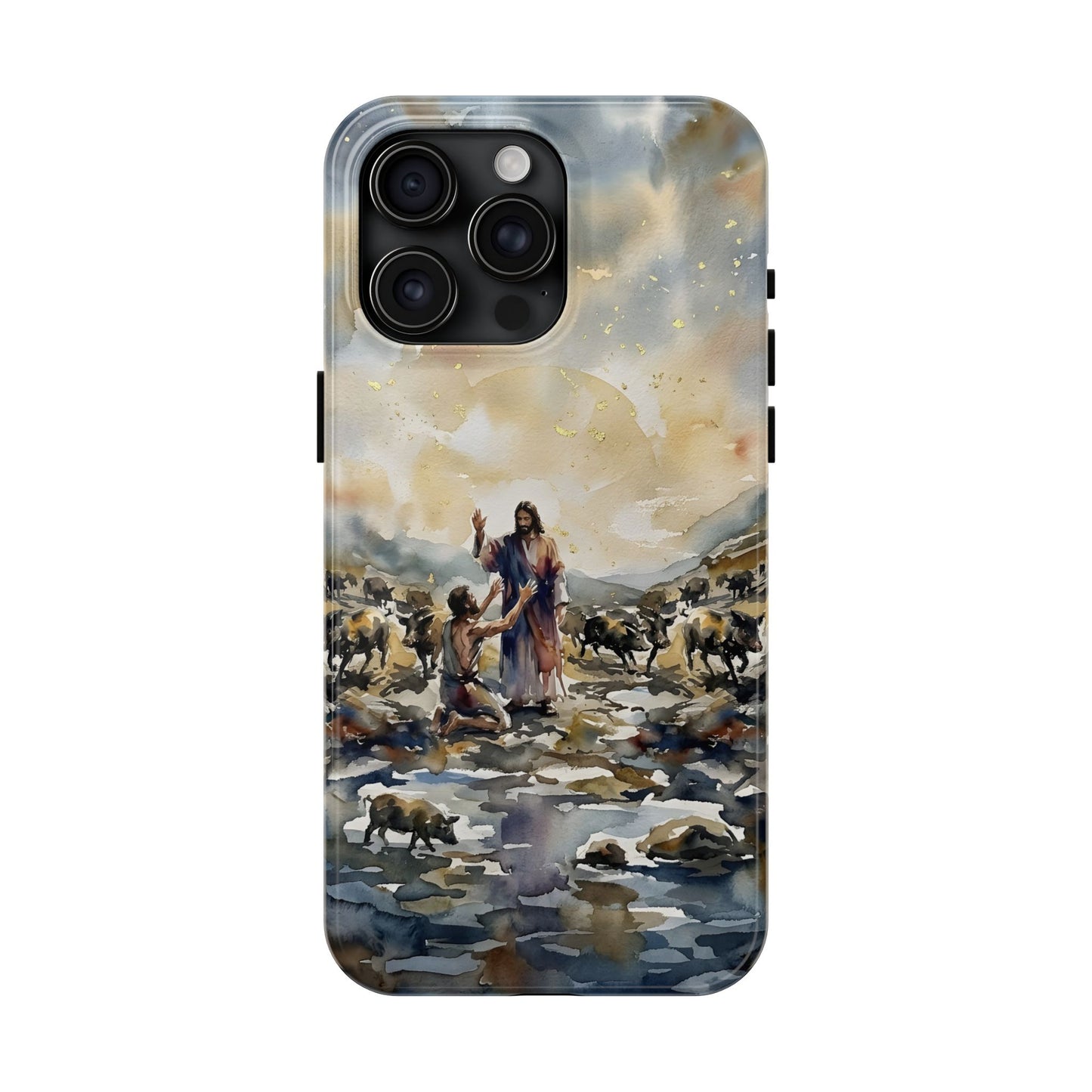 “Unchained - Jesus and the Demoniac” - Phone Case