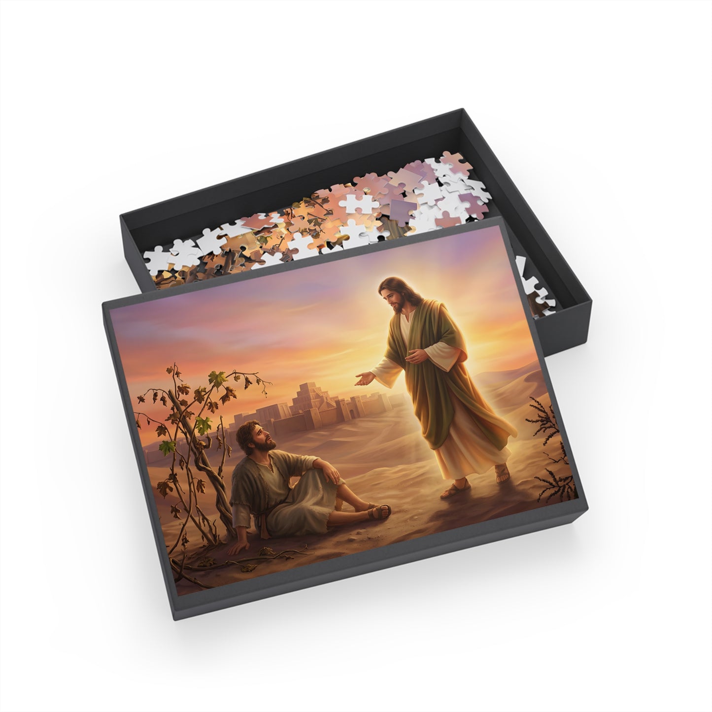 “Withered Vine - Jonah's Lesson in Mercy” - Jigsaw Puzzle