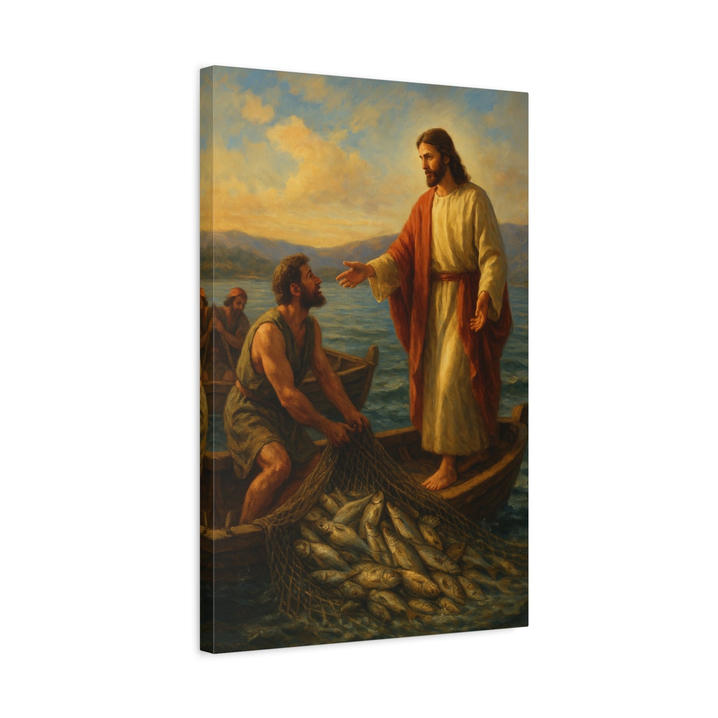 “The Miraculous Catch – Calling of the First Disciples” - Canvas Art