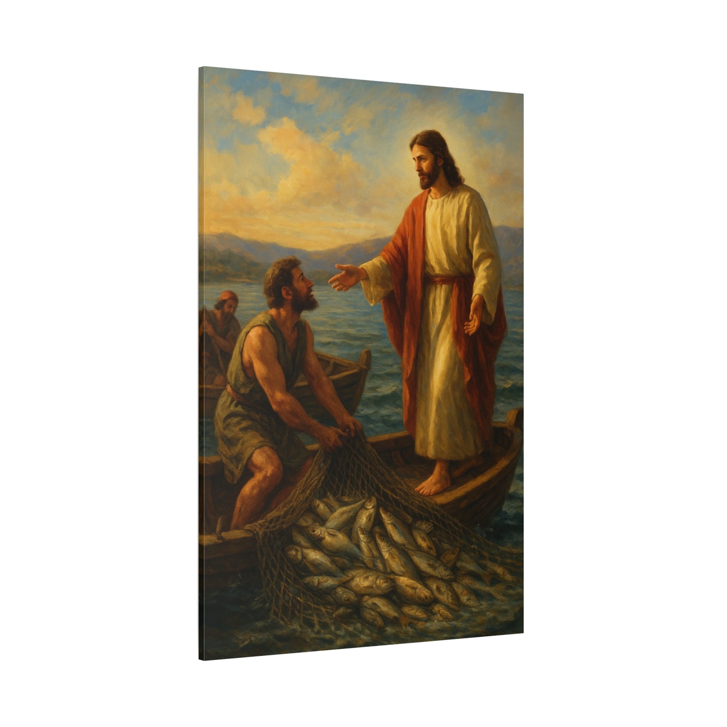 “The Miraculous Catch – Calling of the First Disciples” - Canvas Art