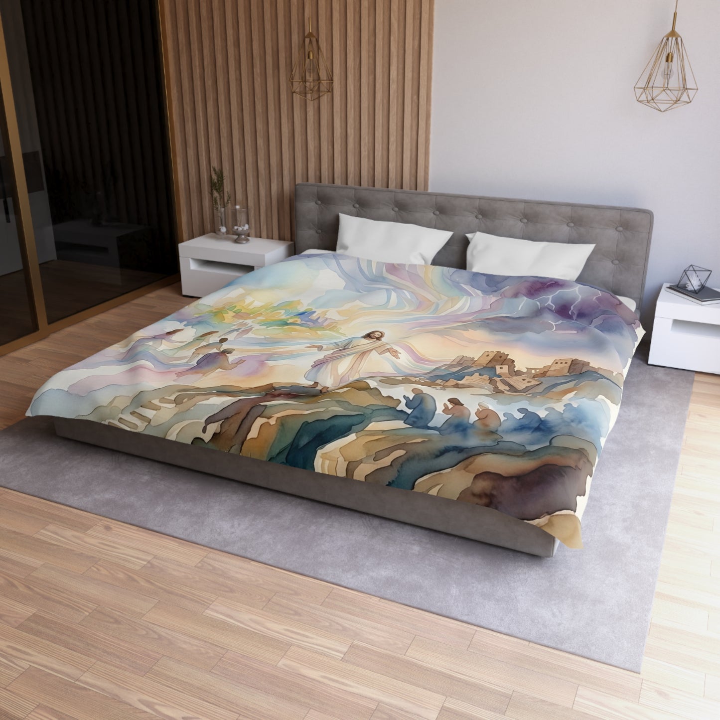 “Pride's Downfall - Obadiah's Prophecy” - Duvet Cover