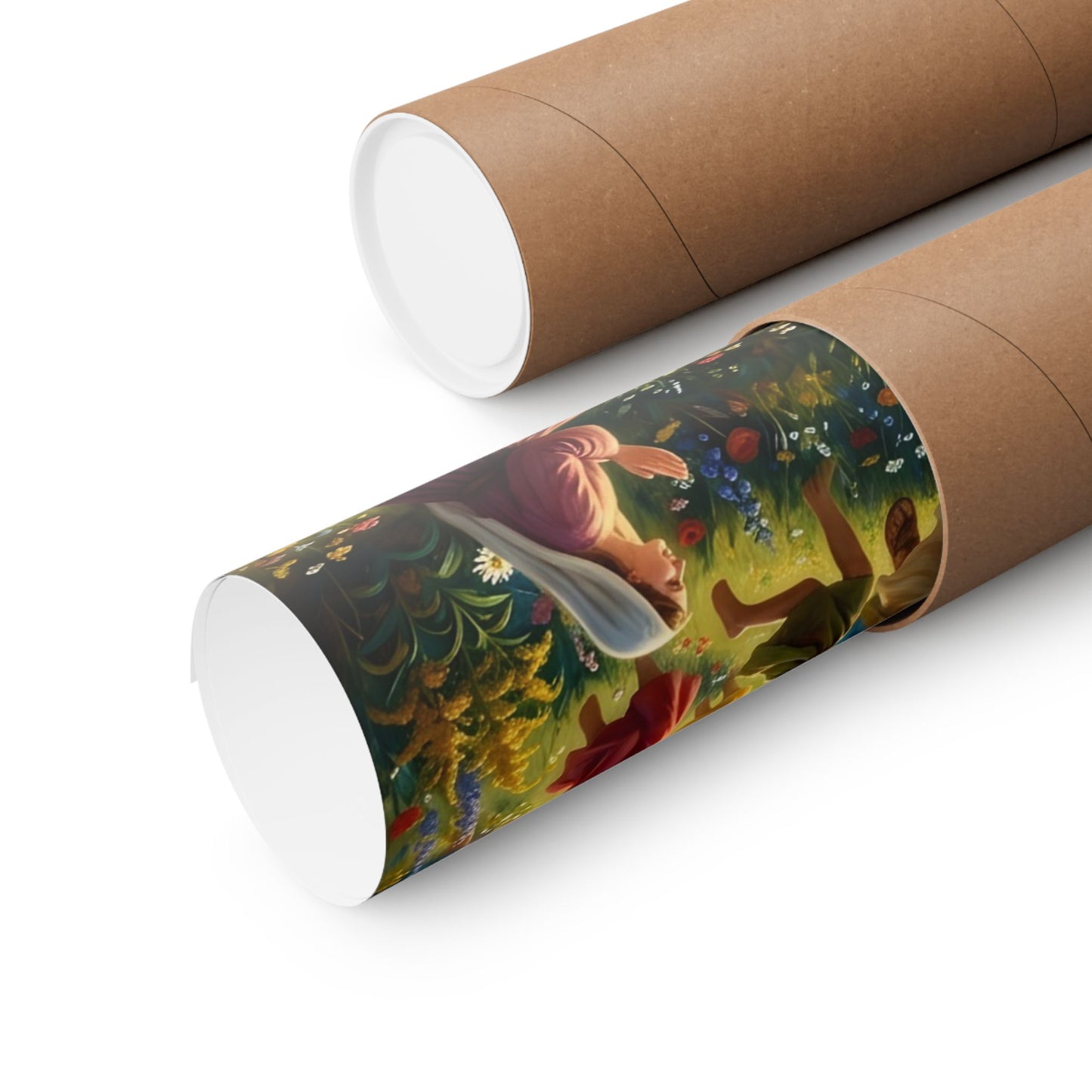 “Joy Overflowing - Children Dancing in the Meadow” - Poster