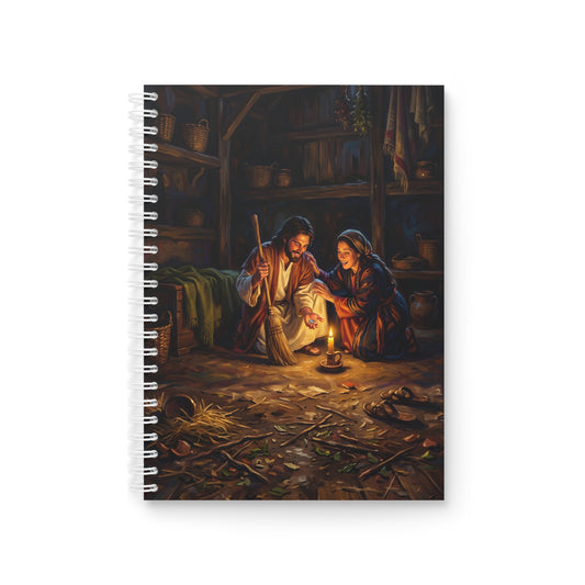“Lost and Found - The Sweeping Woman of Luke 15” - Spiral Notebook
