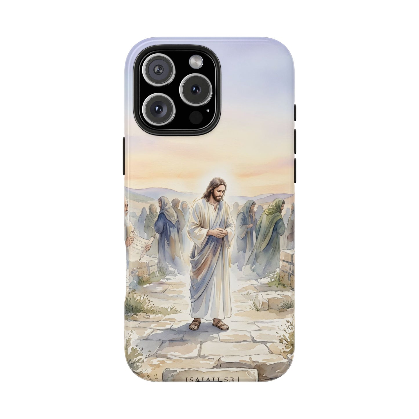Isaiah prophesying the suffering servant - Phone Case