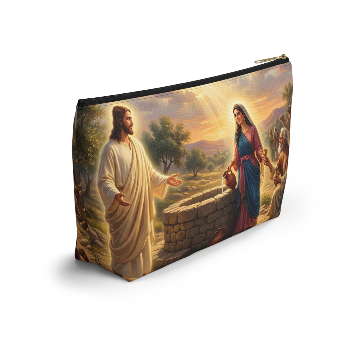 “Providence Unveiled - Rebekah at the Well” - Accessory Pouch