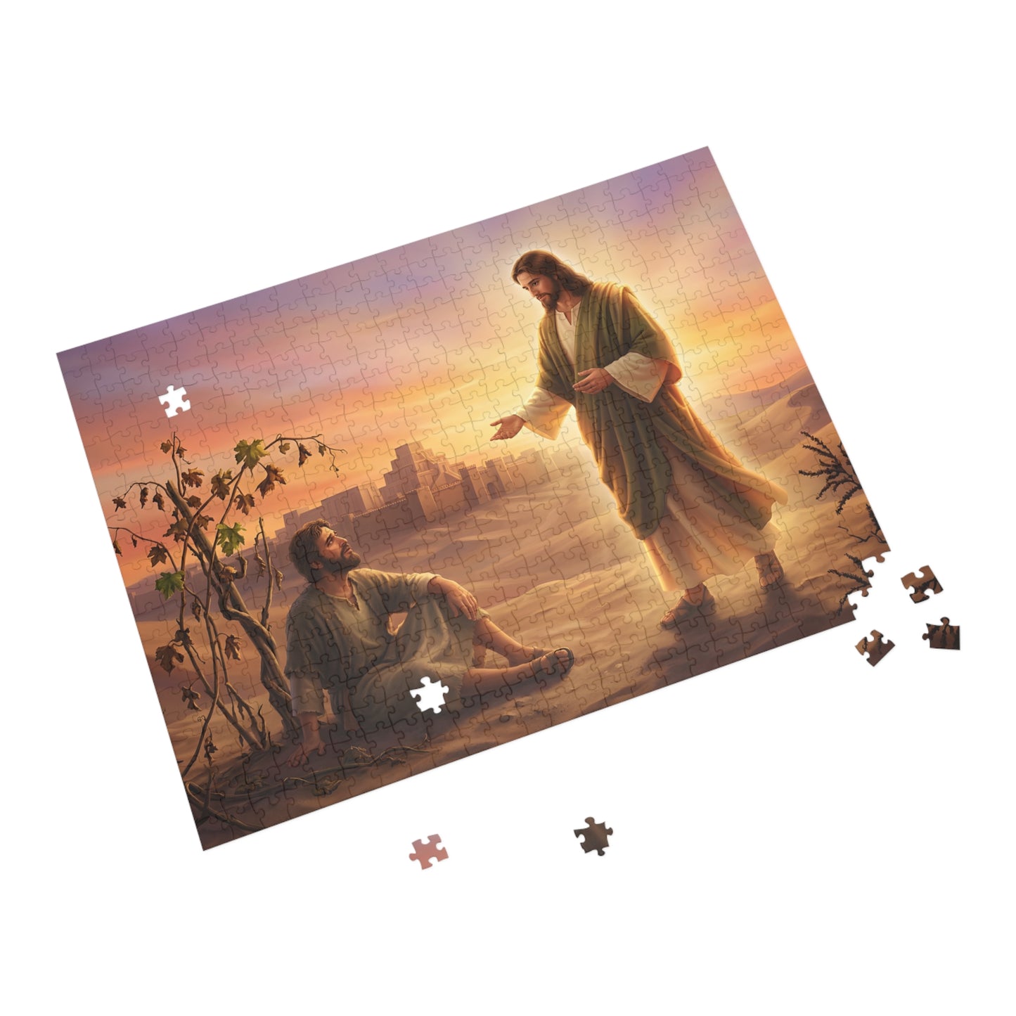 “Withered Vine - Jonah's Lesson in Mercy” - Jigsaw Puzzle