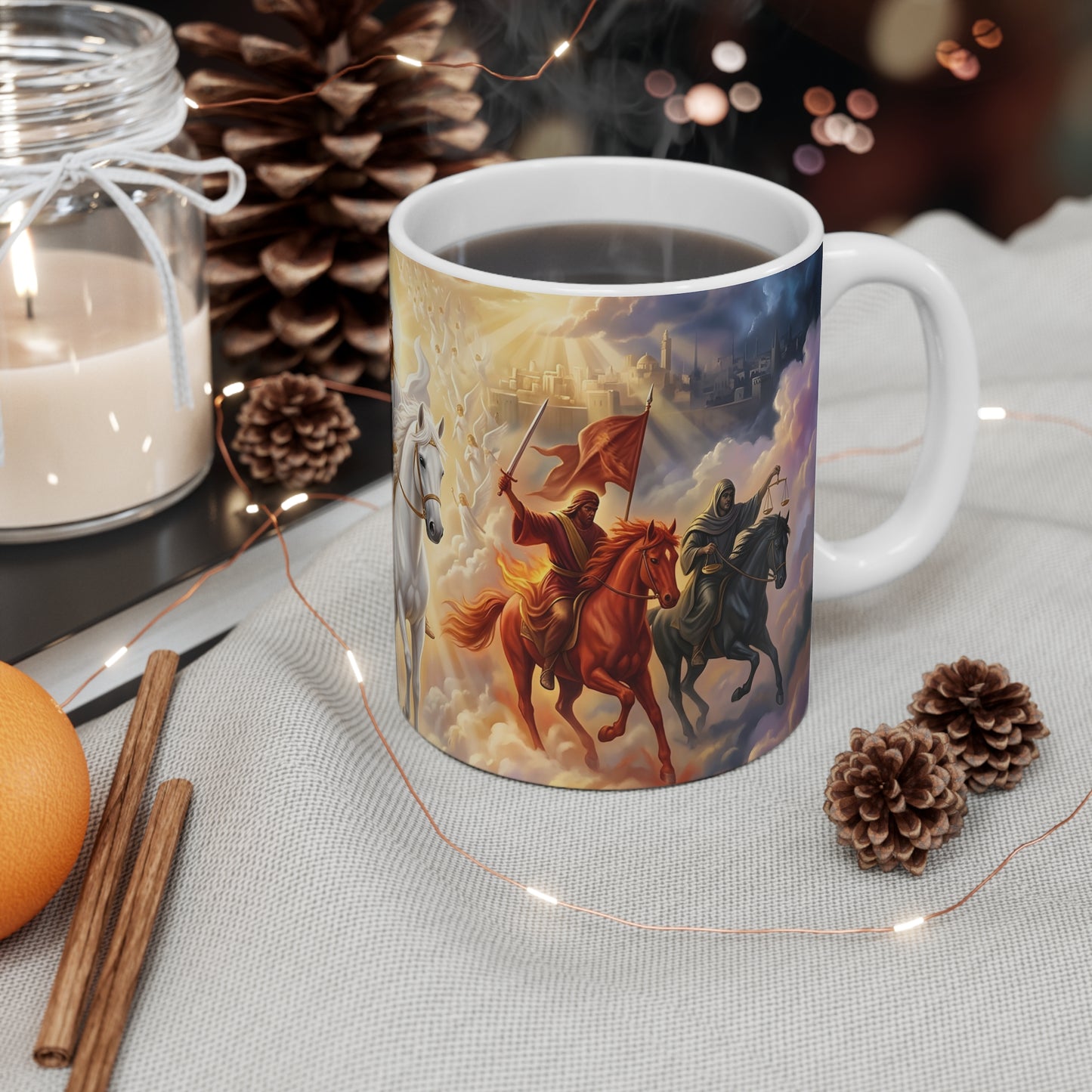 “Behold, A Pale Horse - The Four Horsemen” - Coffee Mug