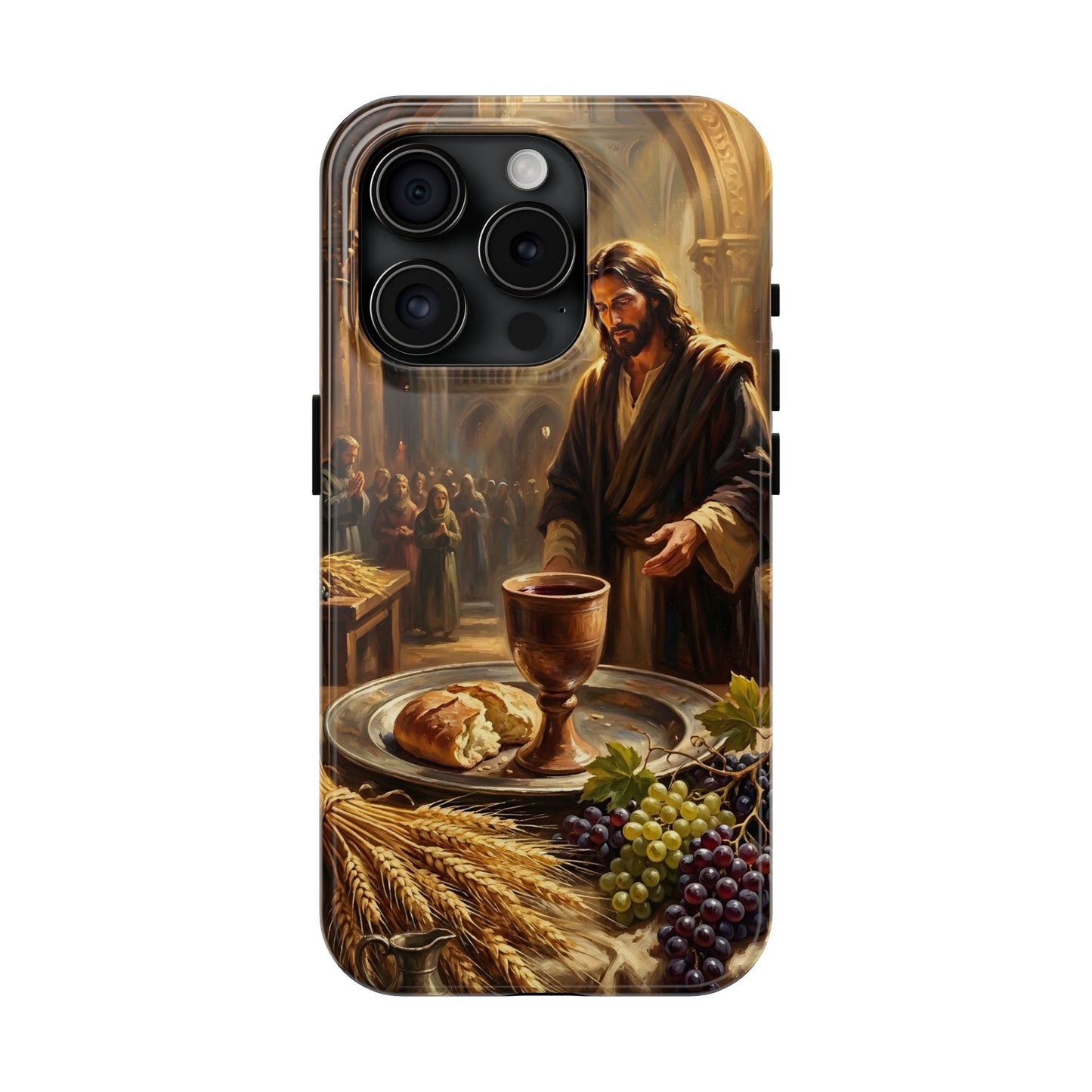 “The Harvest of Faith - Communion Still Life” - Phone Case