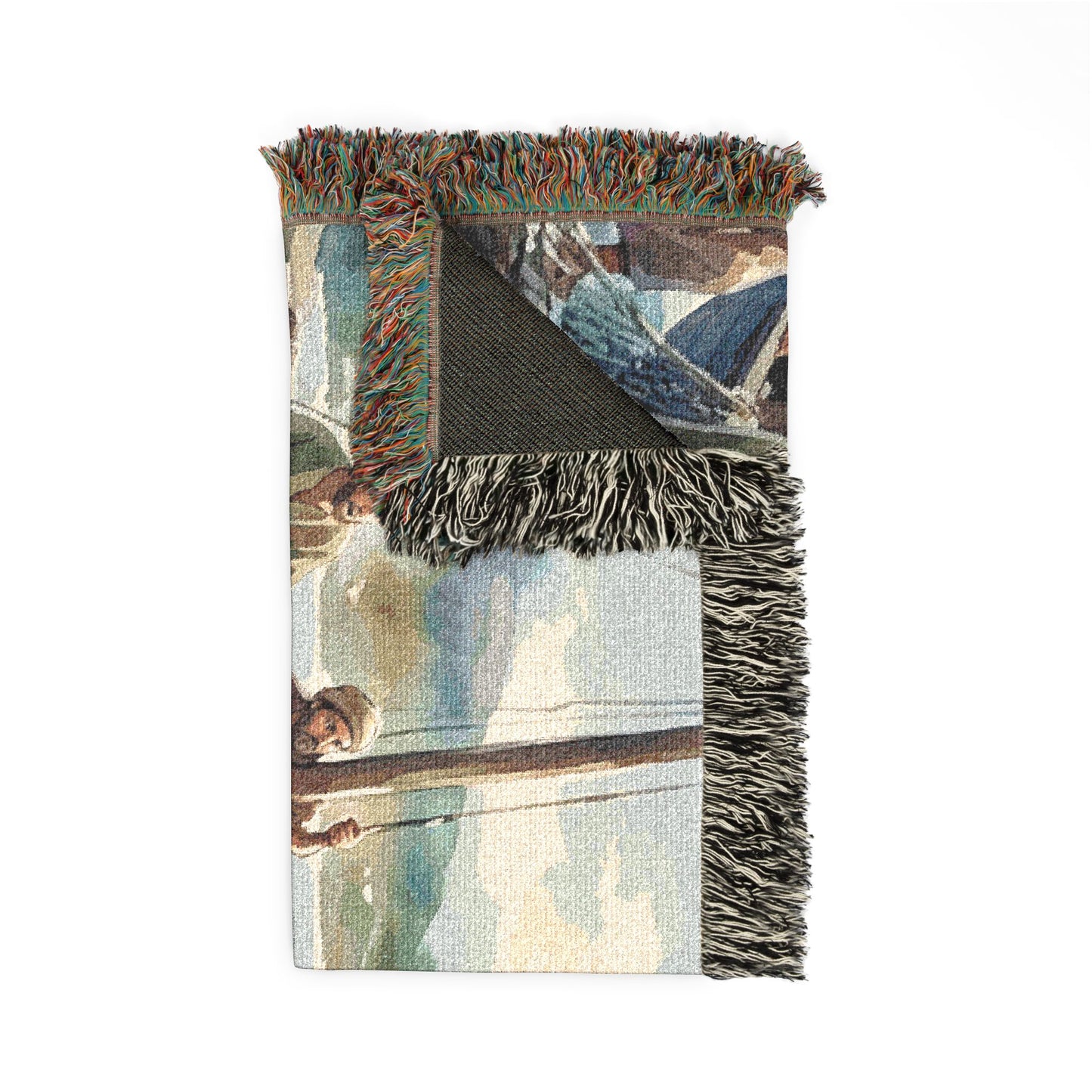 “Cast Your Nets - The Miraculous Catch” - Woven Blanket