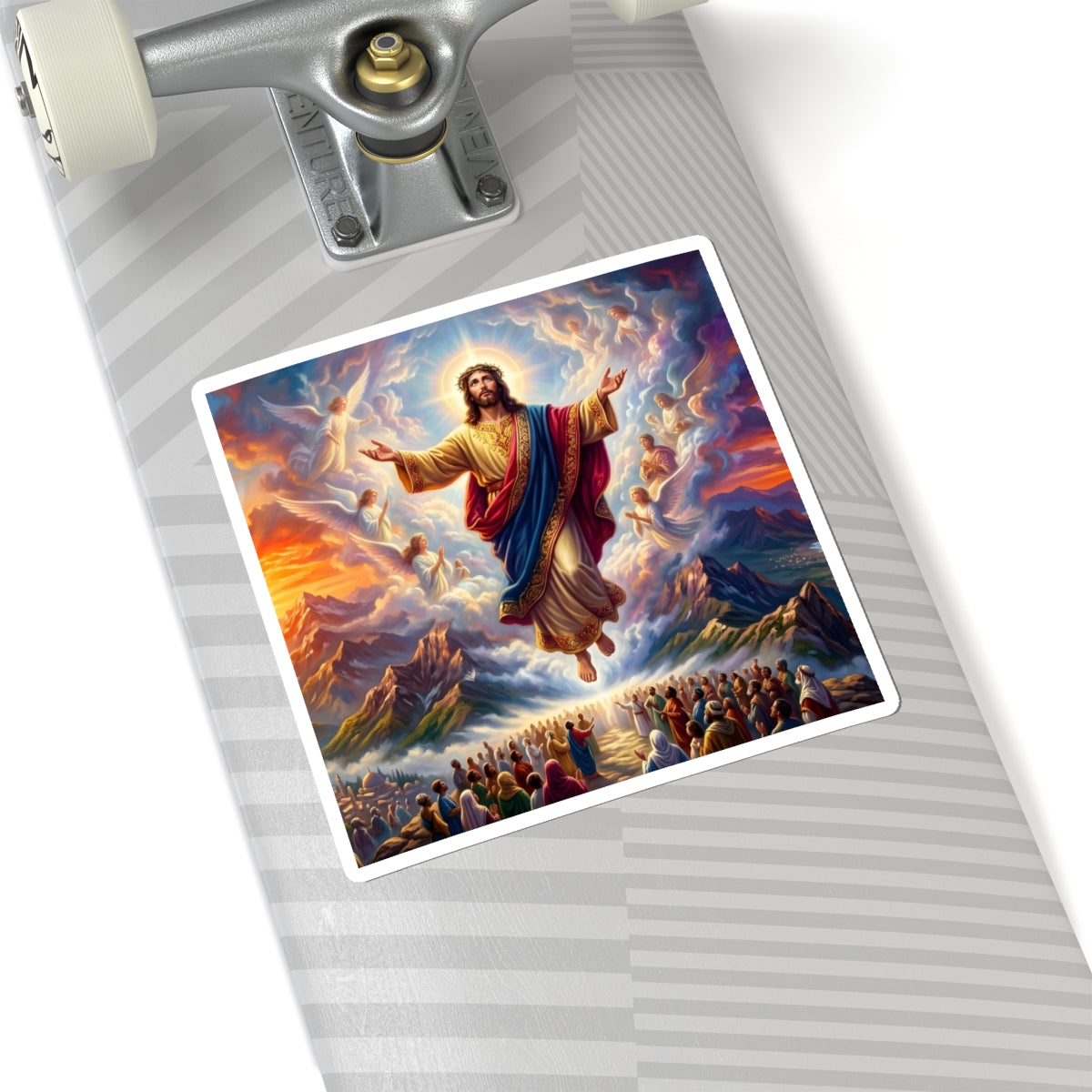 “From Sunrise to Sunset - God Enthroned Above All Nations” - Sticker