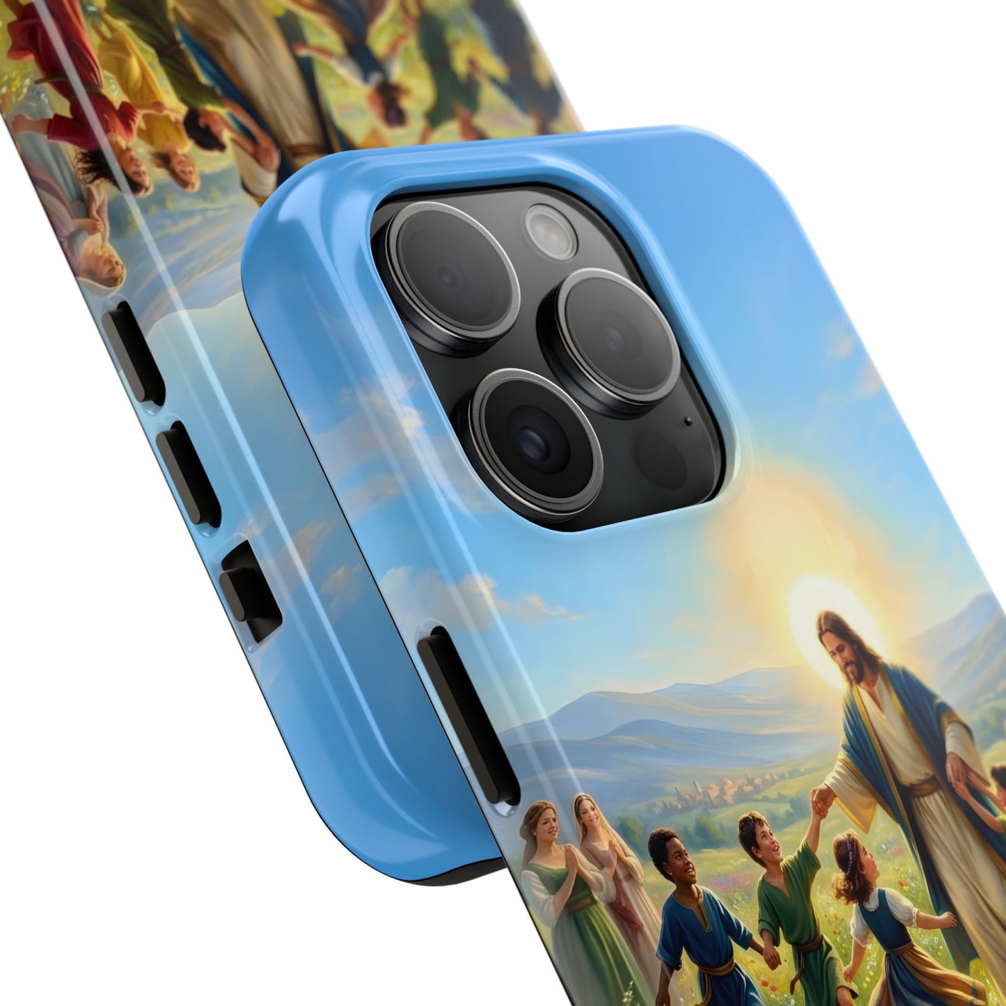 “Joy Overflowing - Children Dancing in the Meadow” - Phone Case