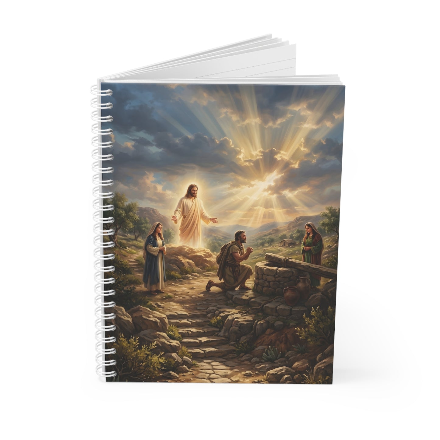 “Fourteen Years for Love - Jacob and Rachel” - Spiral Notebook