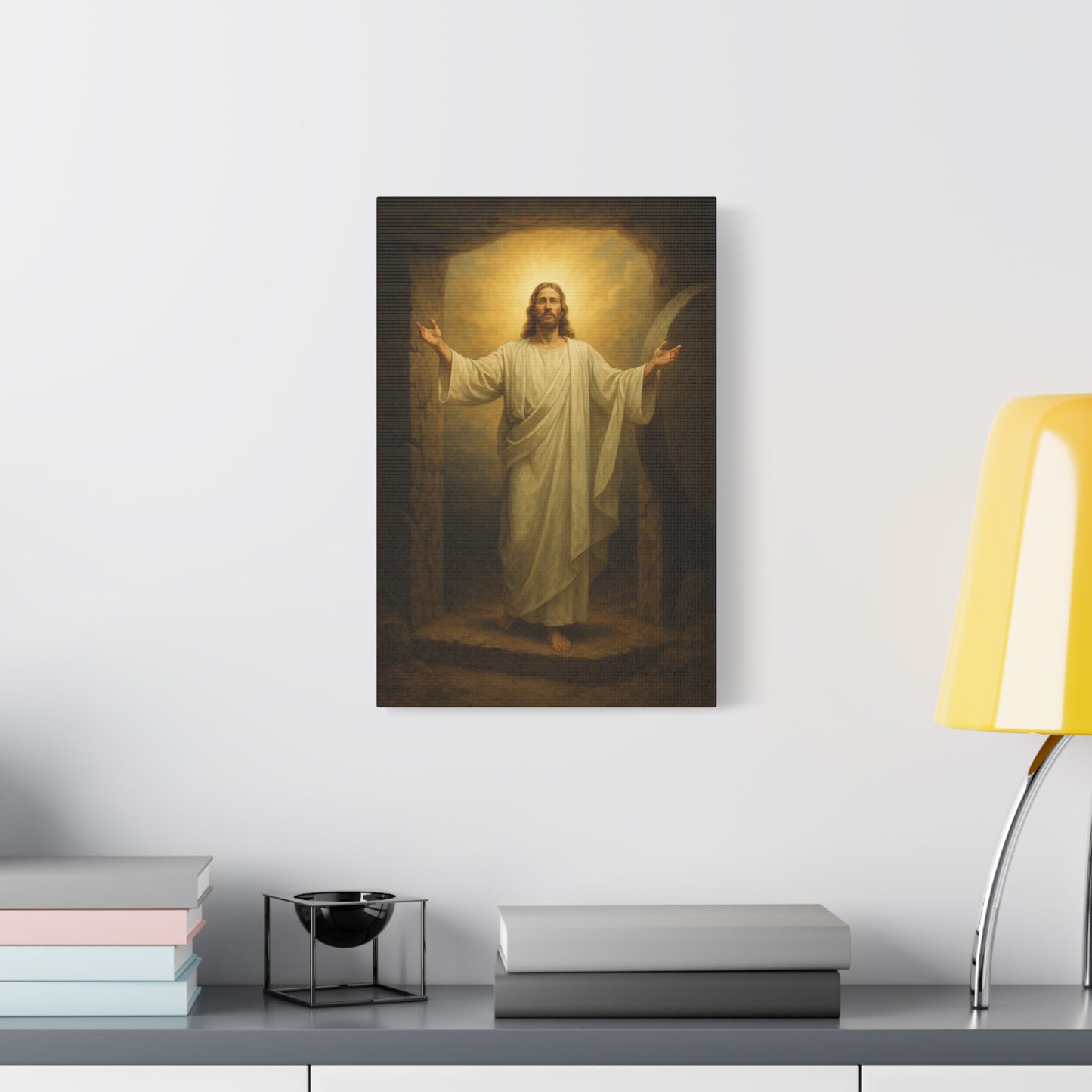 “He Is Risen – Luke 24:5–8” - Canvas Art
