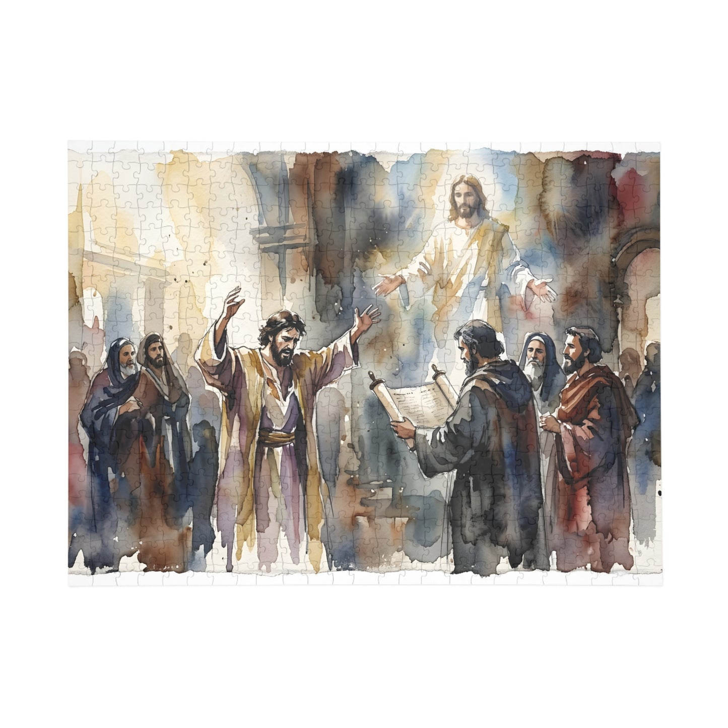 “Hearts Unveiled - Josiah's Repentance” - Jigsaw Puzzle
