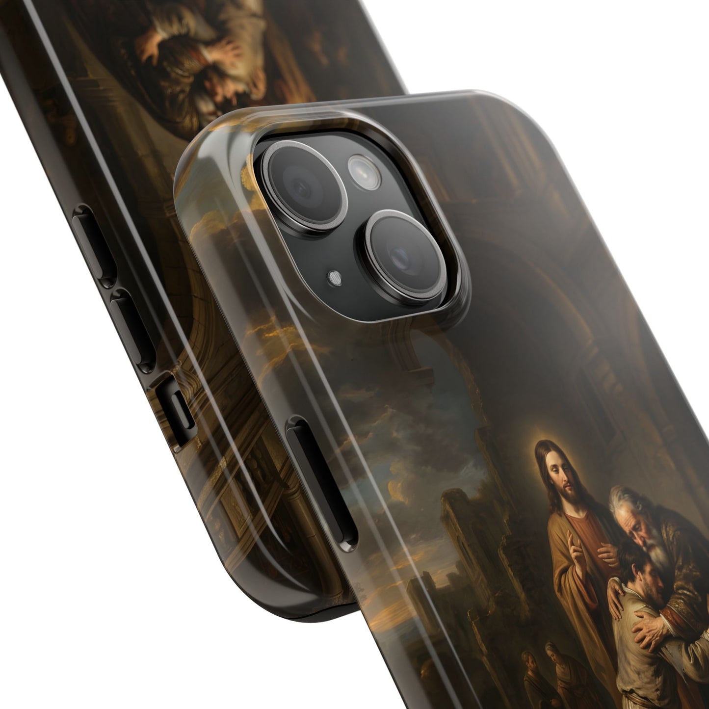 The prodigal son running toward his father - Phone Case