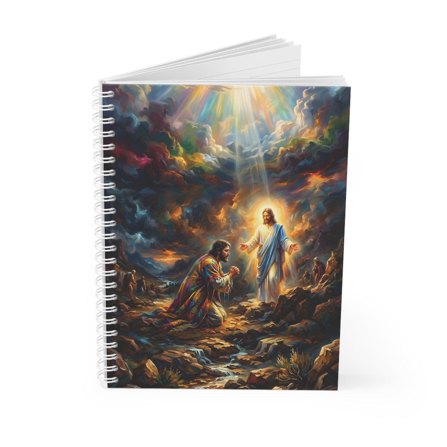 “Coat of Many Colors - Joseph's Enduring Faith” - Spiral Notebook