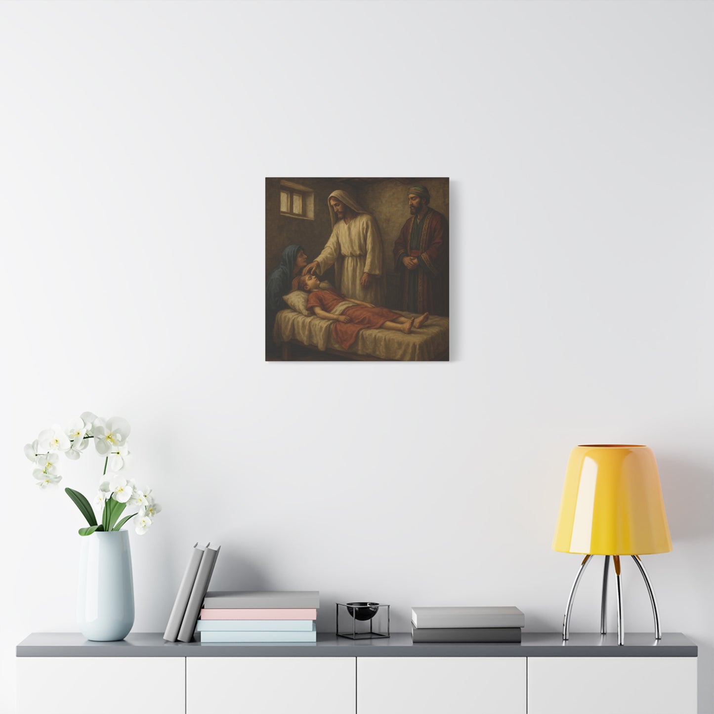 “The Healing Word – Jesus Restores the Nobleman’s Son” - Canvas Art