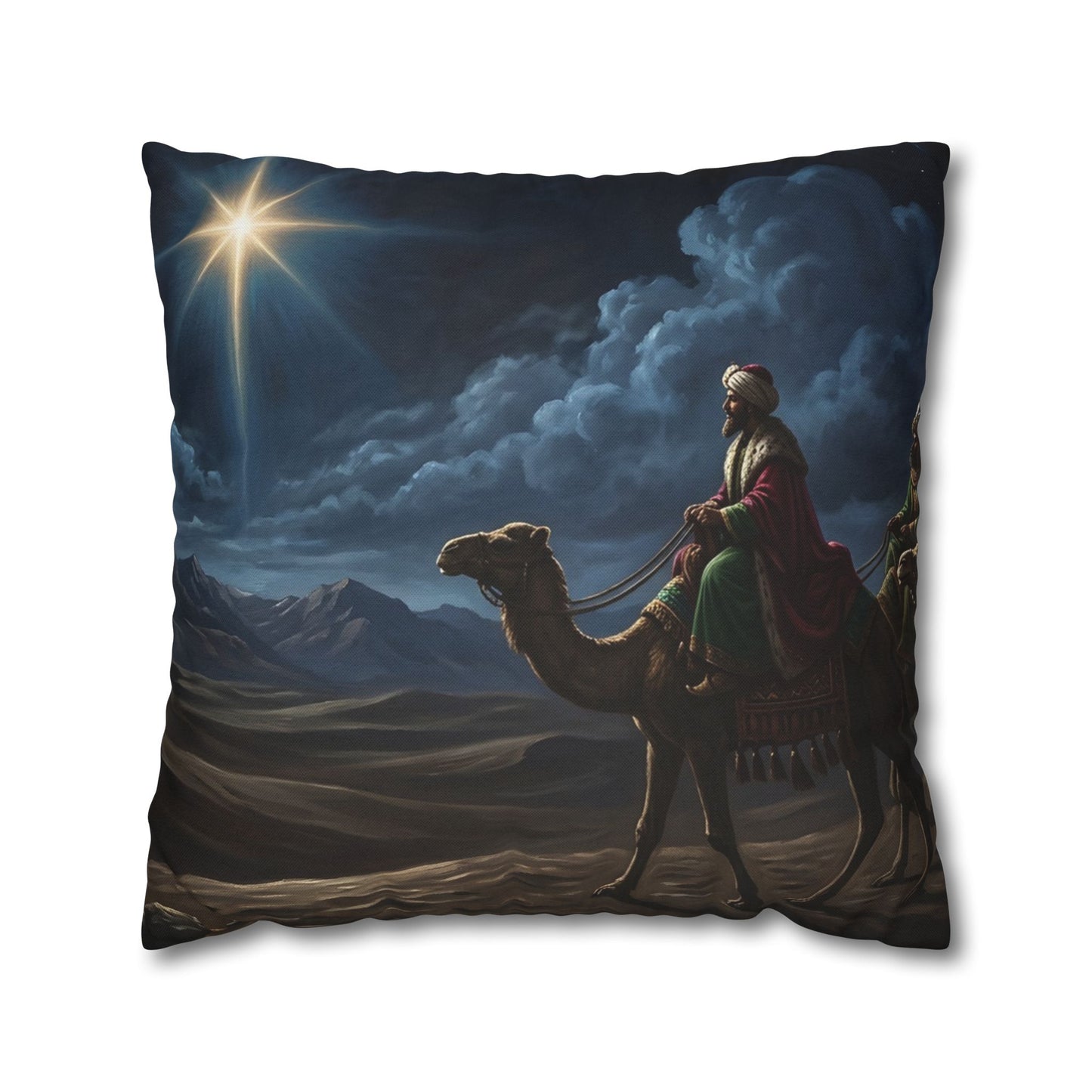 “Journey to Bethlehem - Wise Men Follow the Star” - Pillowcase