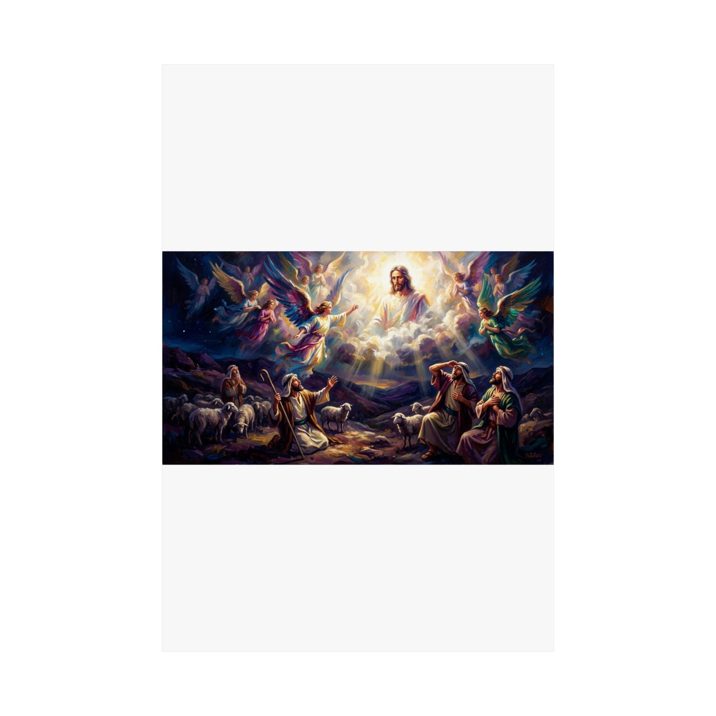 “Hark the Herald - Angels Announce the Savior” - Poster
