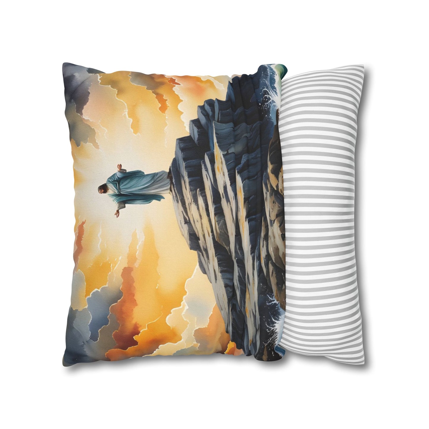 “My Refuge and Strength - Rock in the Storm” - Pillowcase