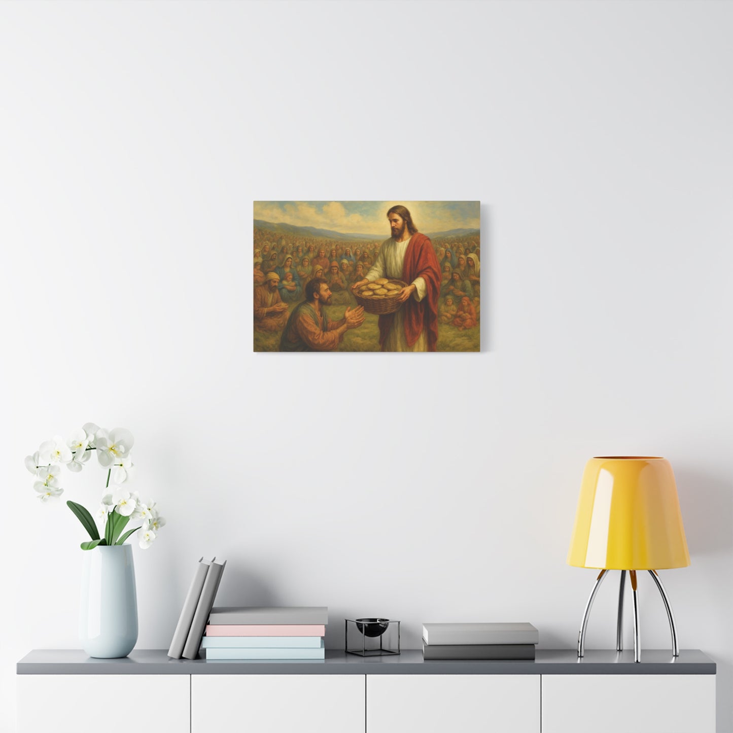 “Jesus Feeds the 4,000 – Matthew 15:32–39” - Canvas Art