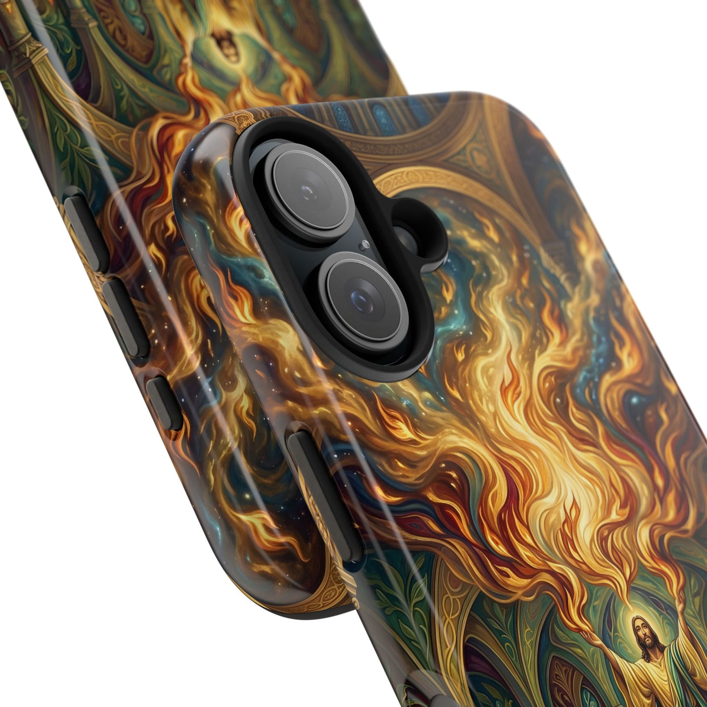 “Spirit Poured Out - Pentecost Flames Descending” - Phone Case