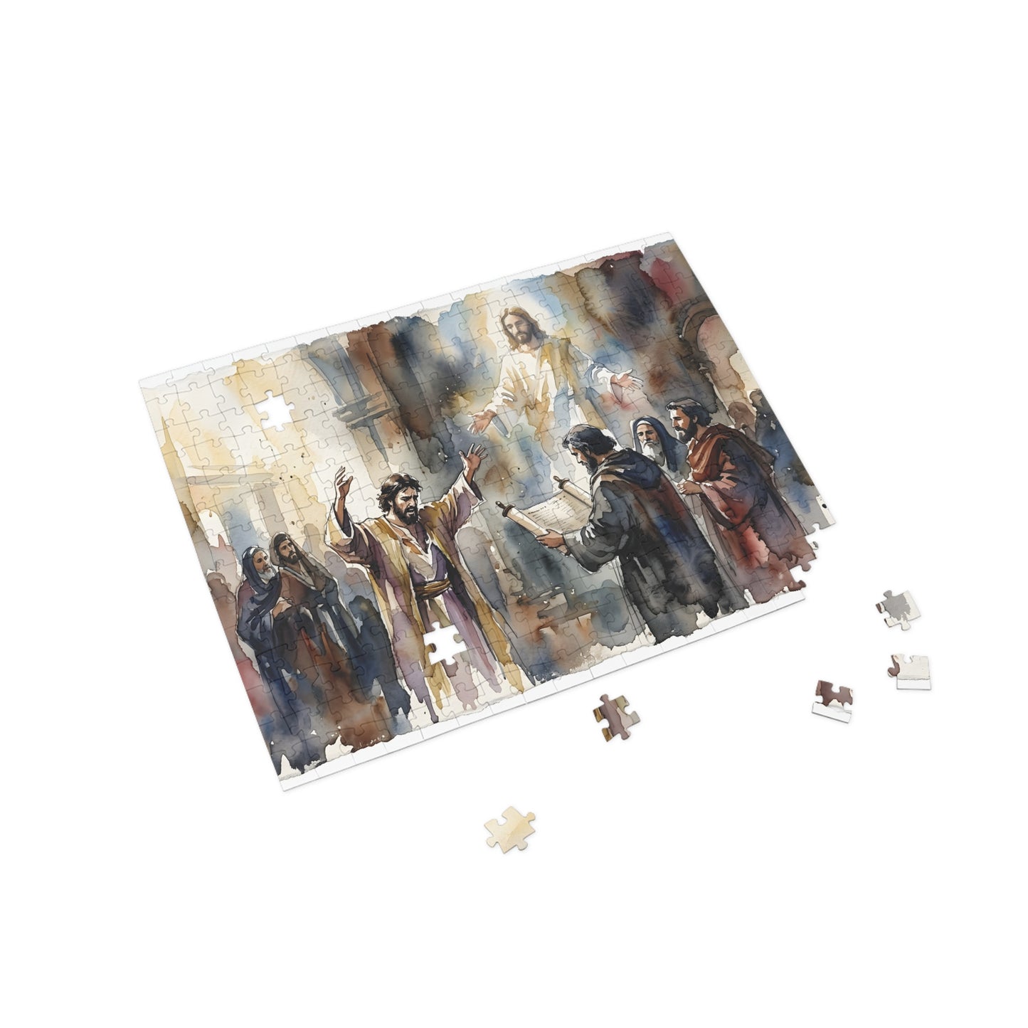 “Hearts Unveiled - Josiah's Repentance” - Jigsaw Puzzle