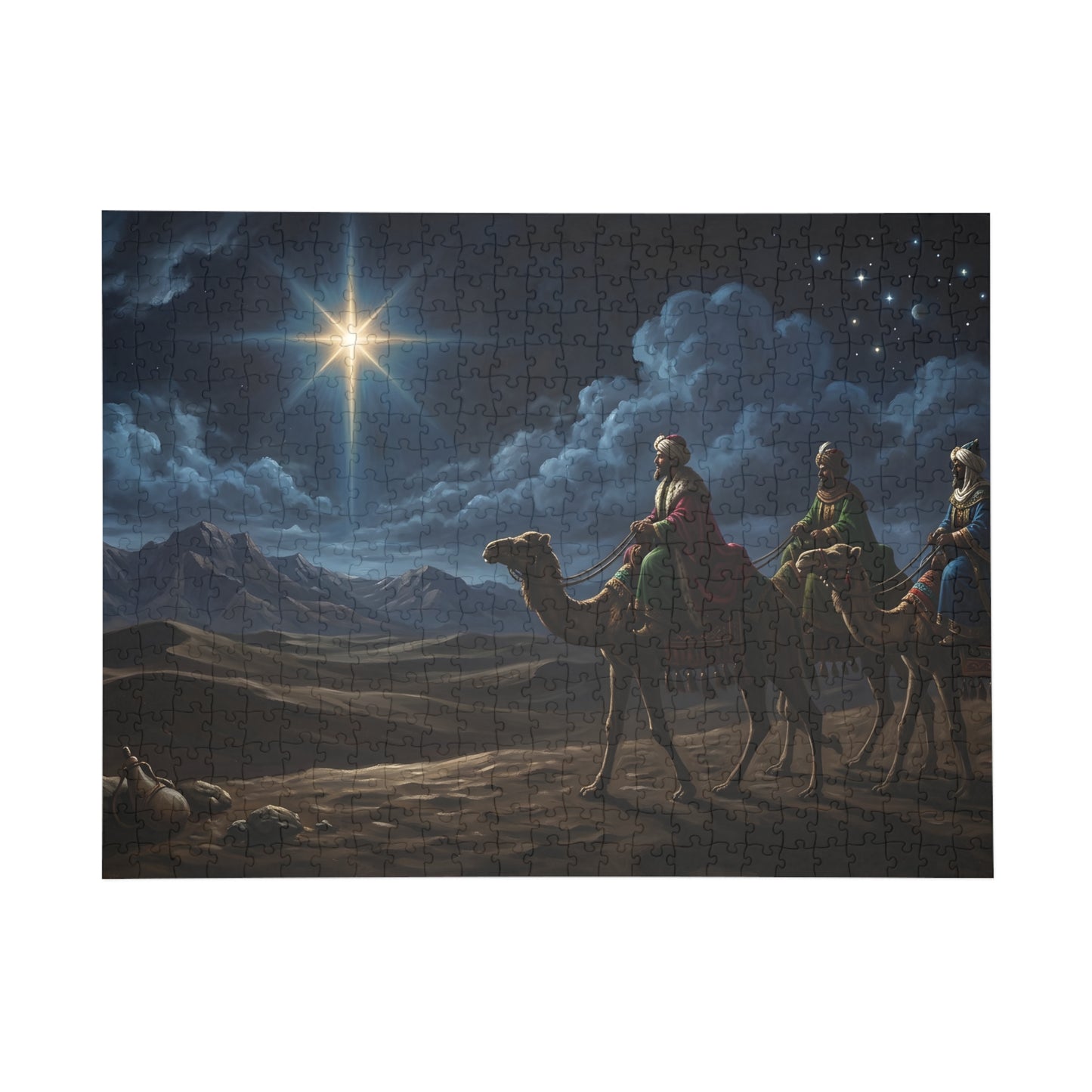 “Journey to Bethlehem - Wise Men Follow the Star” - Jigsaw Puzzle