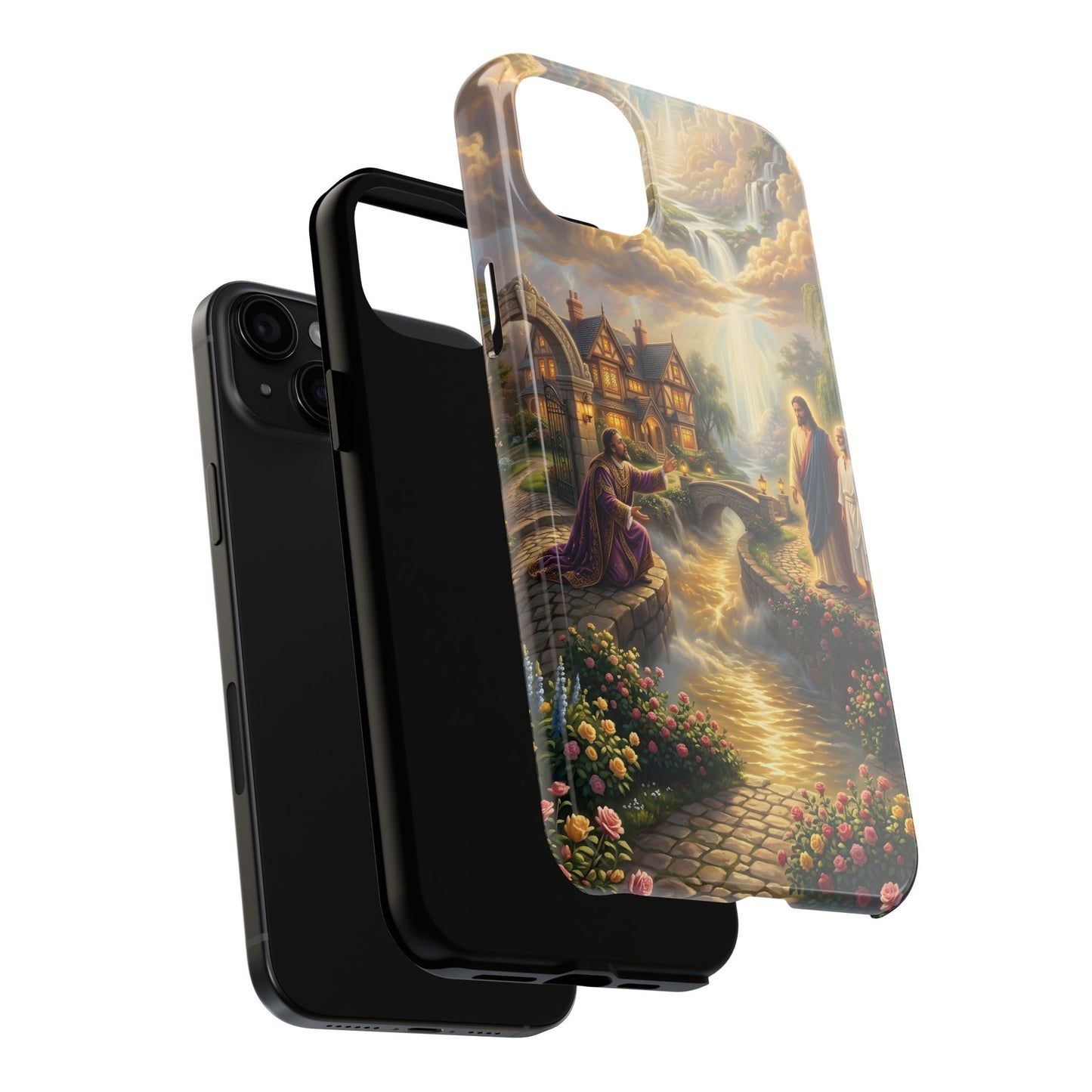 “The Great Reversal - Lazarus at the Rich Man’s Gate” - Phone Case