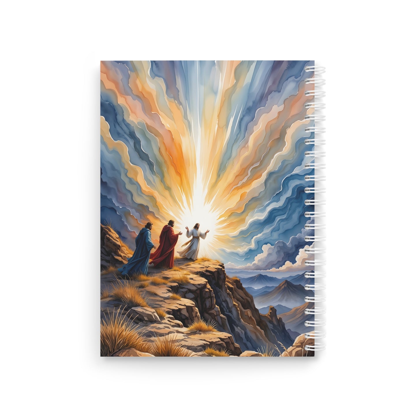 “Glorious Light - The Transfiguration of Christ” - Spiral Notebook