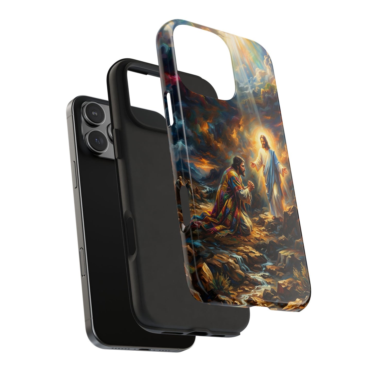 “Coat of Many Colors - Joseph's Enduring Faith” - Phone Case
