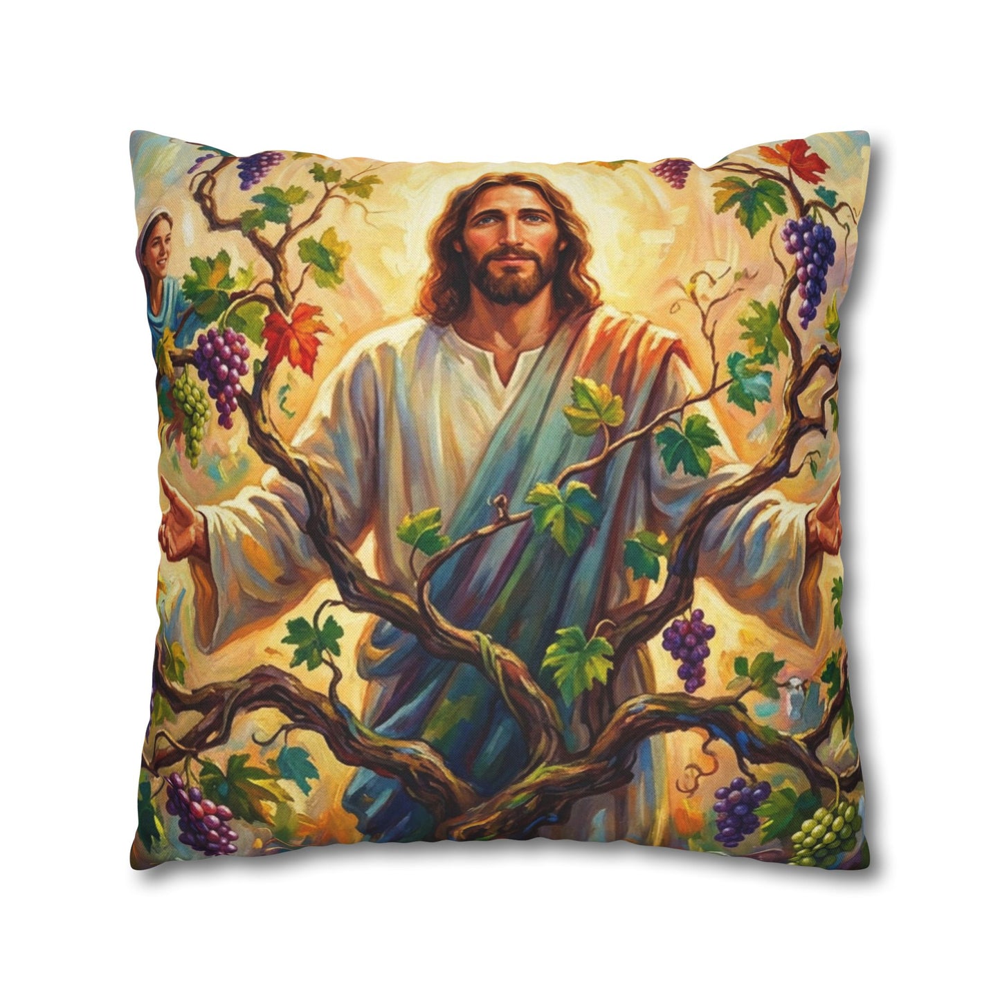 “I Am the True Vine - Abide in My Love” - Pillowcase