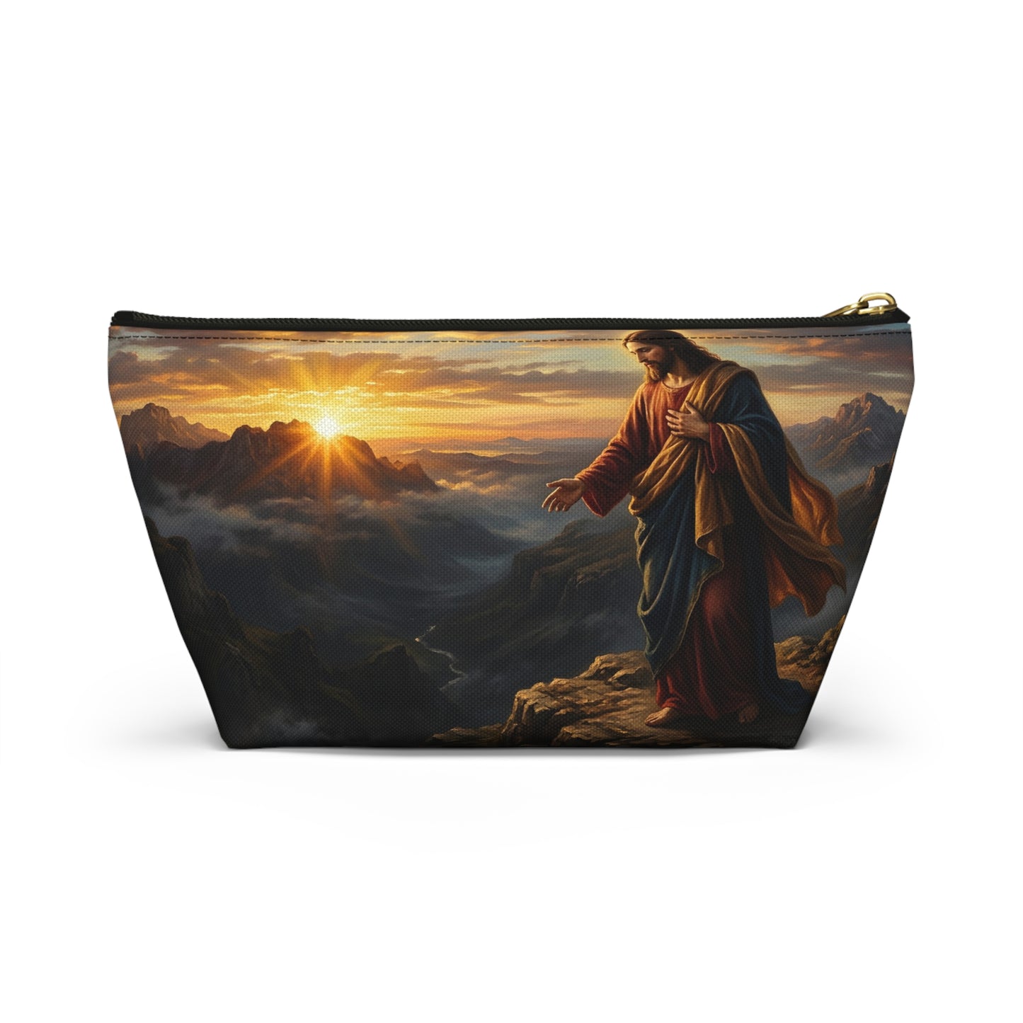 “Joy Comes in the Morning - Sunrise Over Dark Valley” - Accessory Pouch