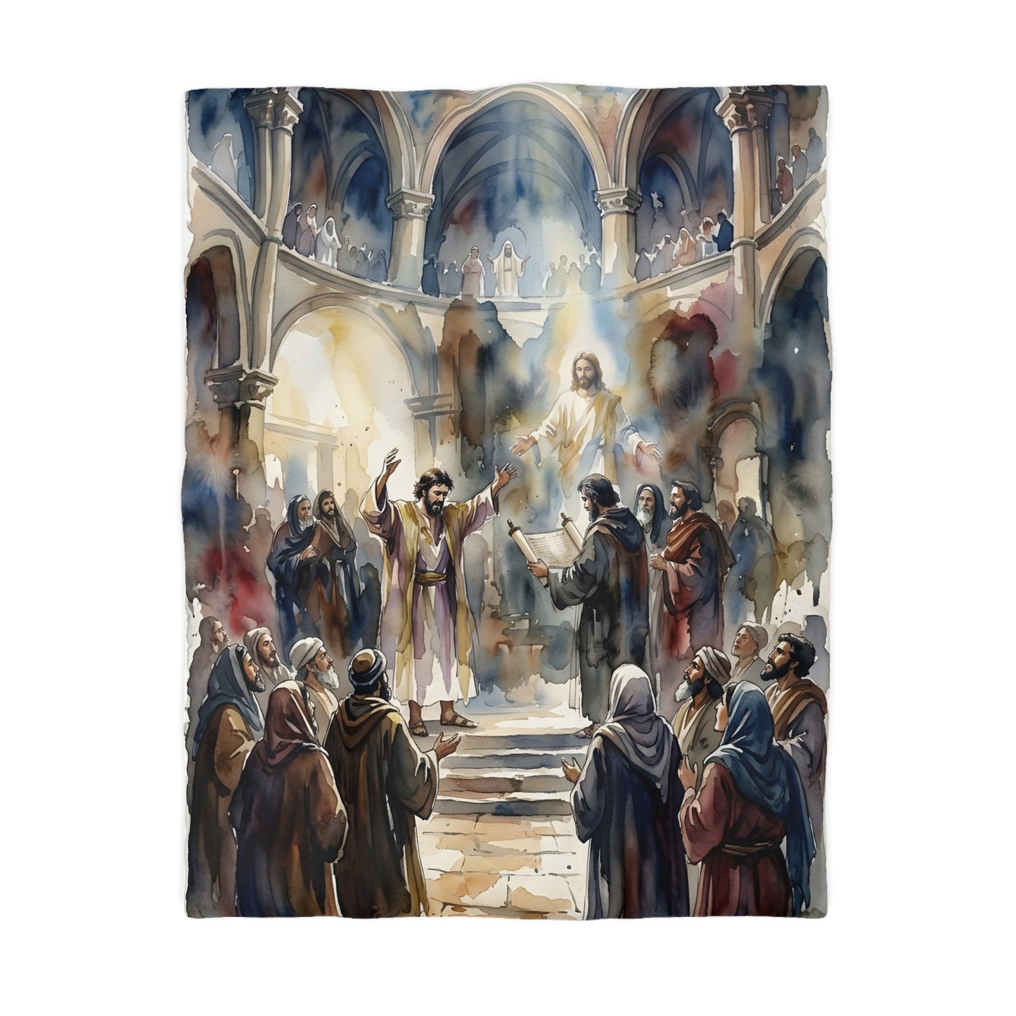 “Hearts Unveiled - Josiah's Repentance” - Duvet Cover