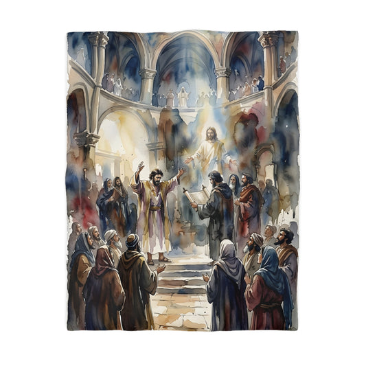 “Hearts Unveiled - Josiah's Repentance” - Duvet Cover