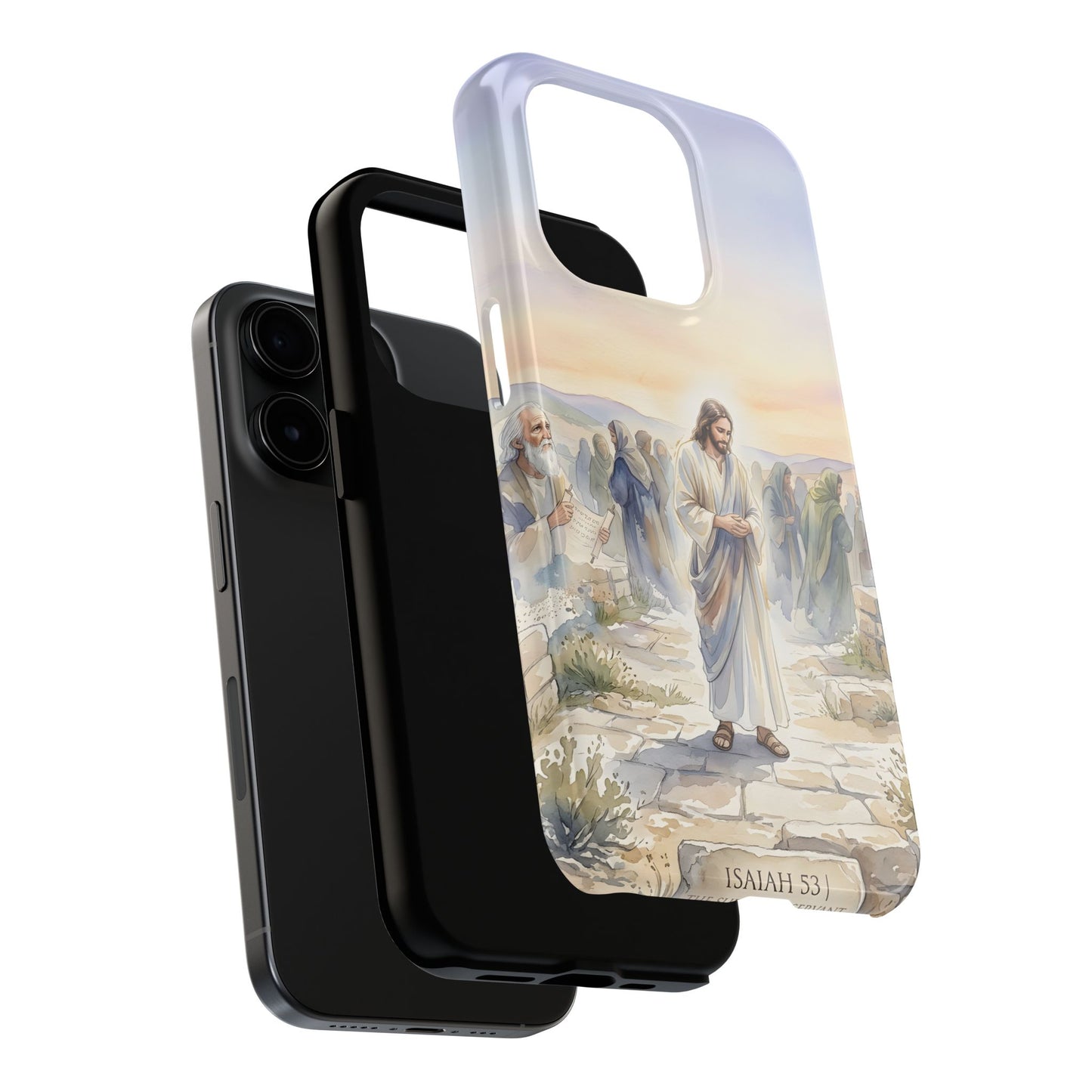 Isaiah prophesying the suffering servant - Phone Case