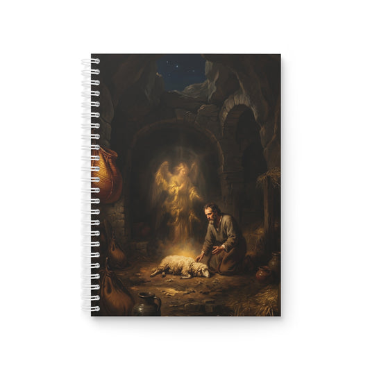 “Gideon's Fleece - Seeking Confirmation from God” - Spiral Notebook
