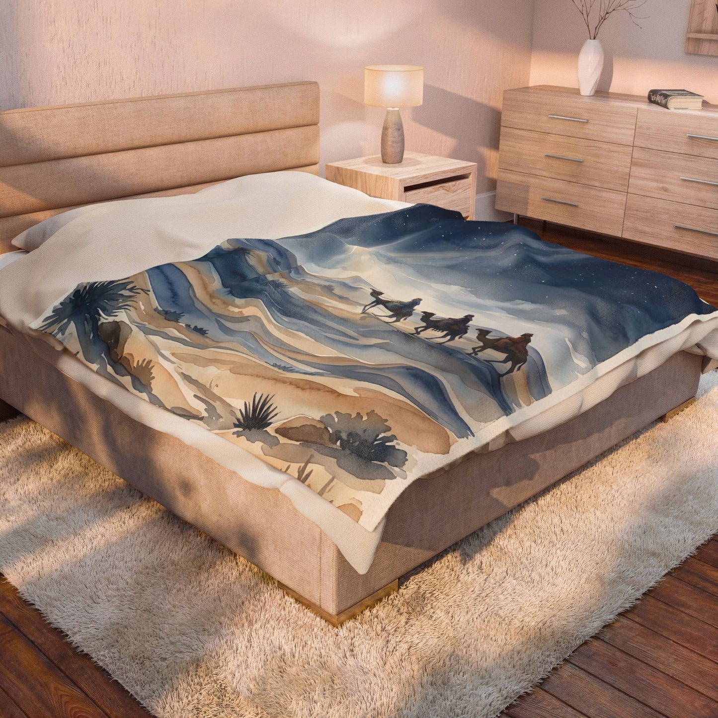 “Star of Wonder - Journey of the Magi” - Plush Blanket