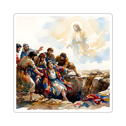 “Betrayal and Providence - Joseph in the Pit” - Sticker