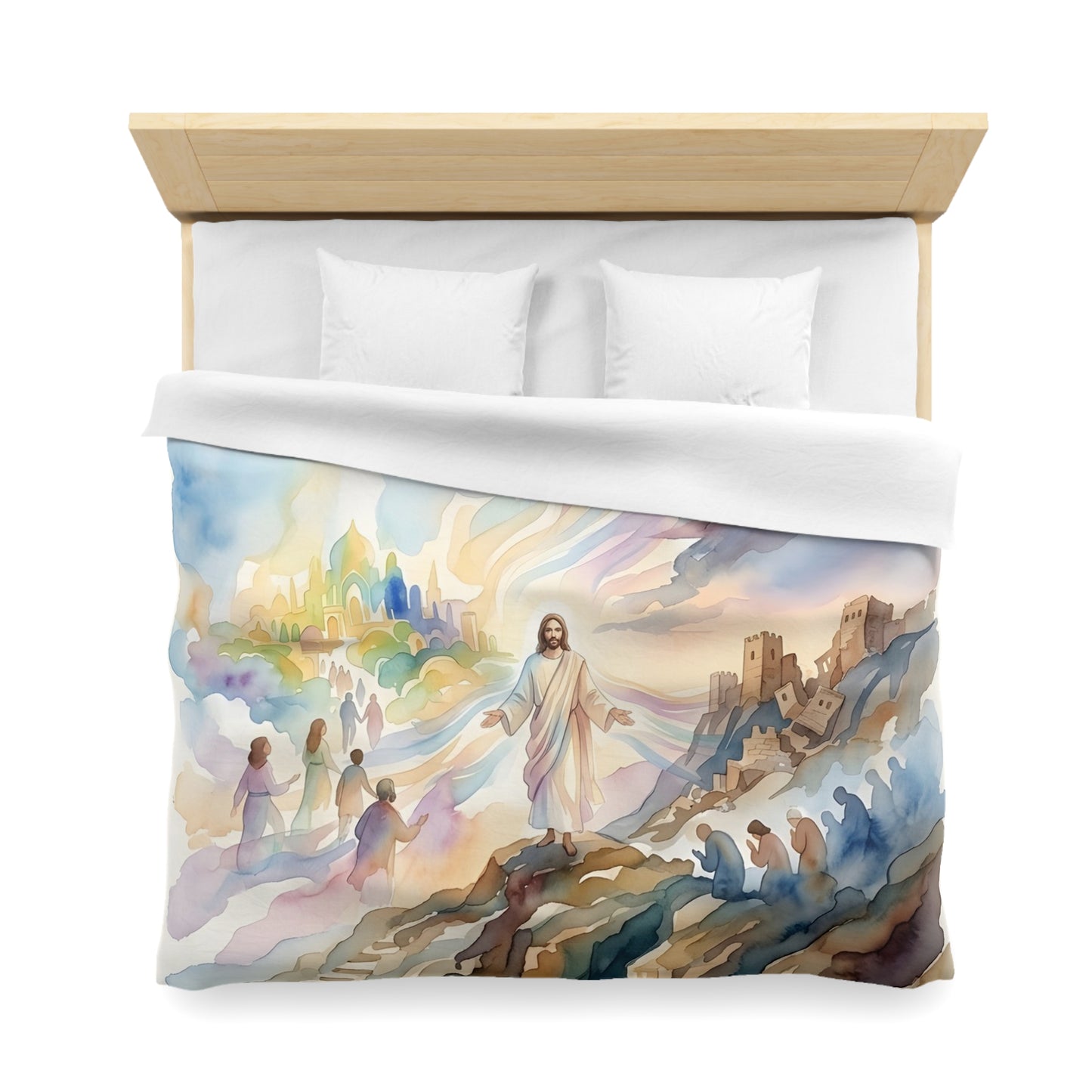 “Pride's Downfall - Obadiah's Prophecy” - Duvet Cover
