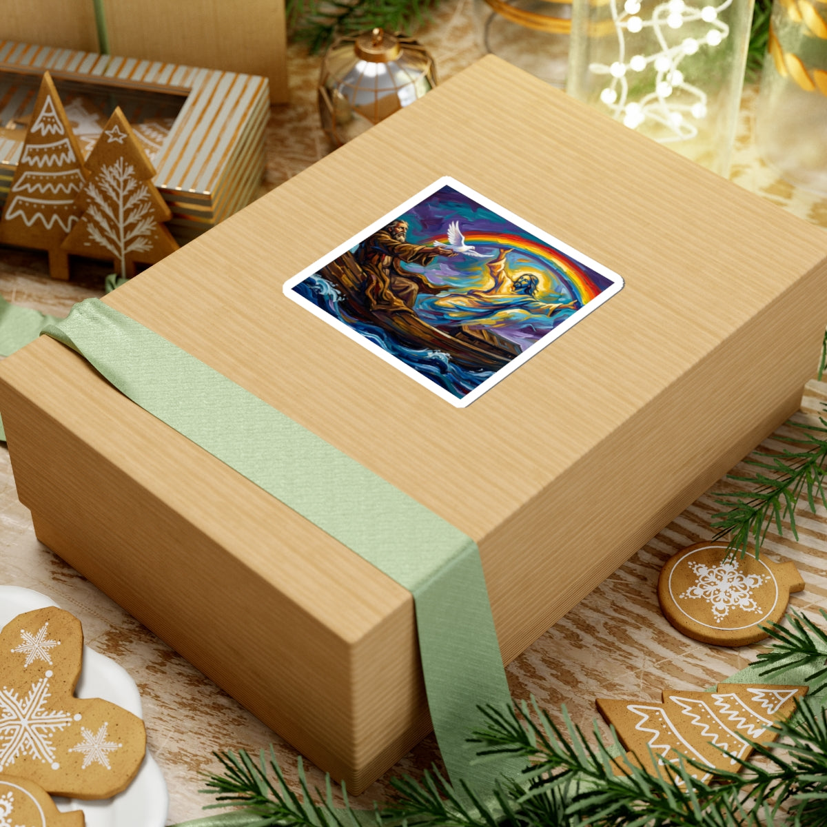 “Covenant of Hope - Noah Releases the Dove” - Sticker