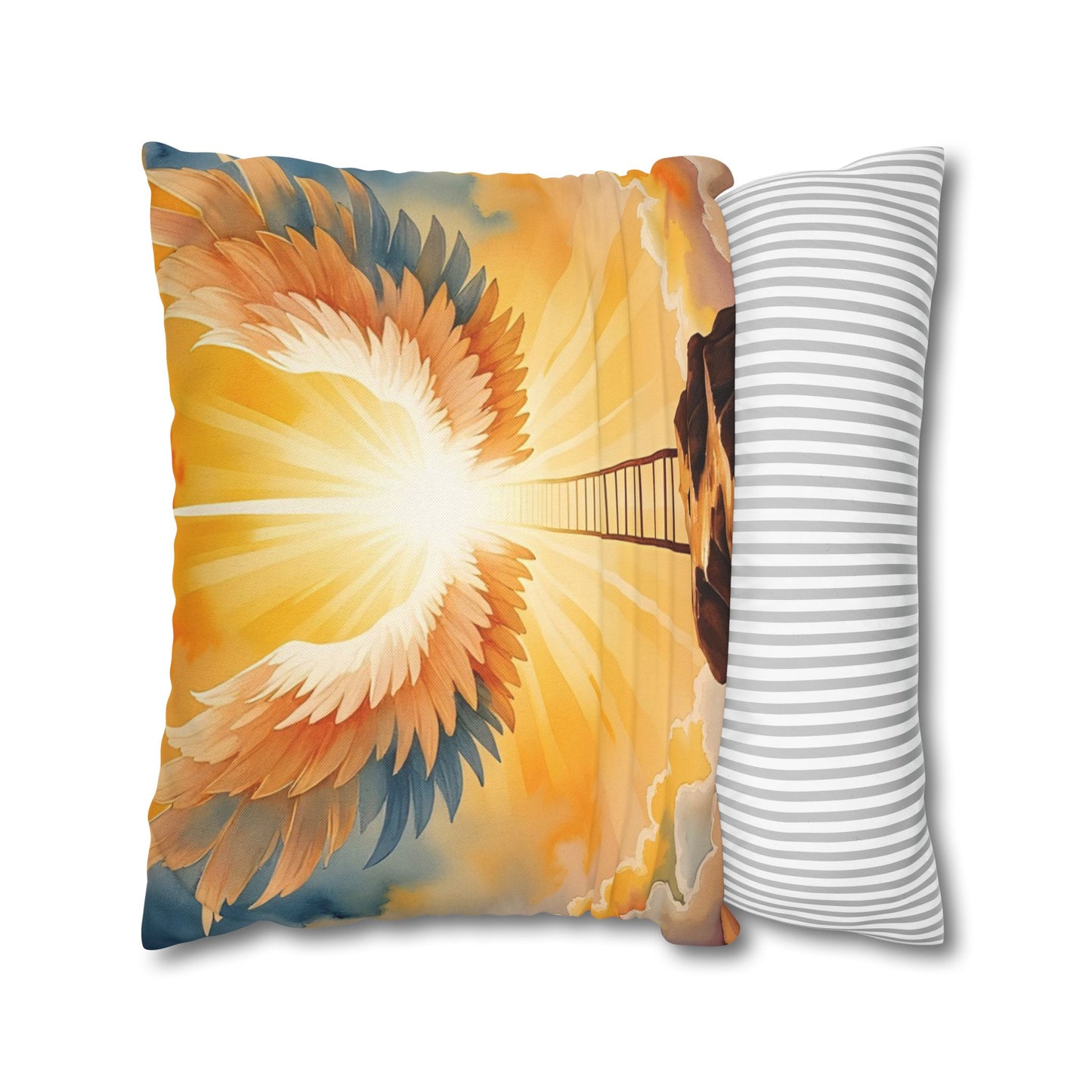 “Jacob's Gate - Angels Ascending and Descending” - Pillowcase