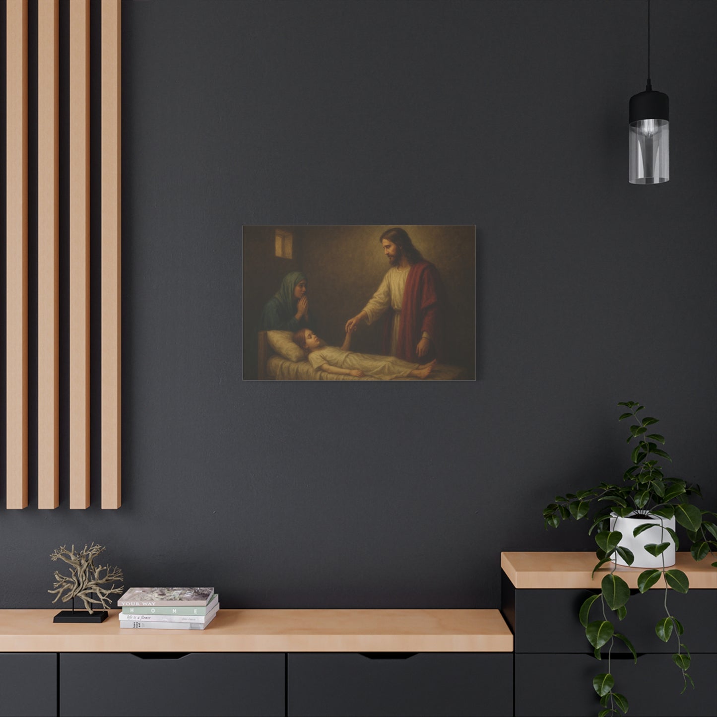“Talitha Cumi – Jesus Raises the Ruler’s Daughter” - Canvas Art