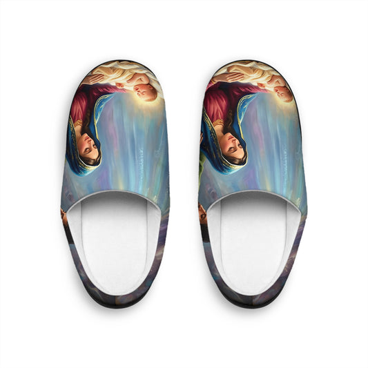 “Prince of Peace - Holy Family in Bethlehem” - Indoor Slippers