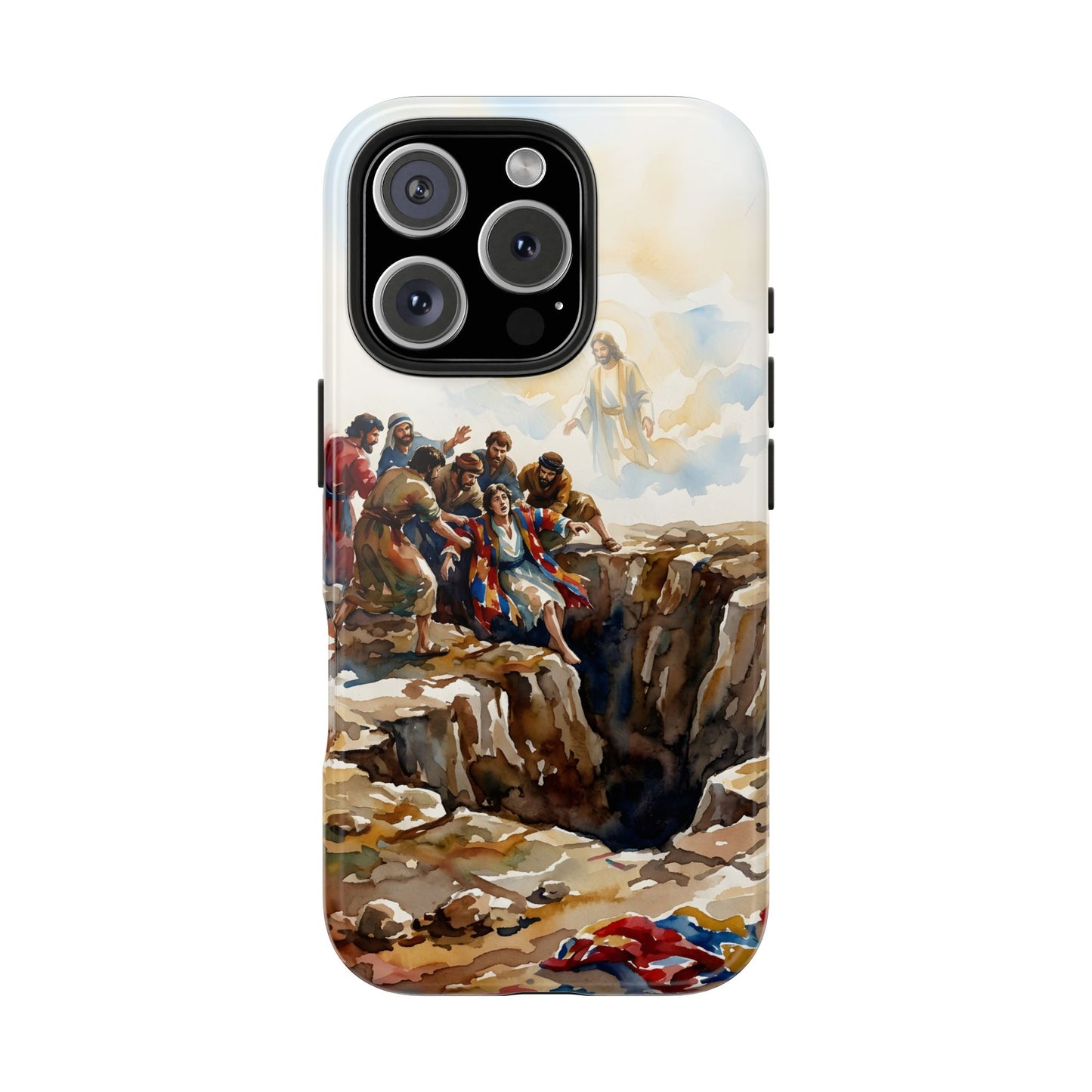 “Betrayal and Providence - Joseph in the Pit” - Phone Case