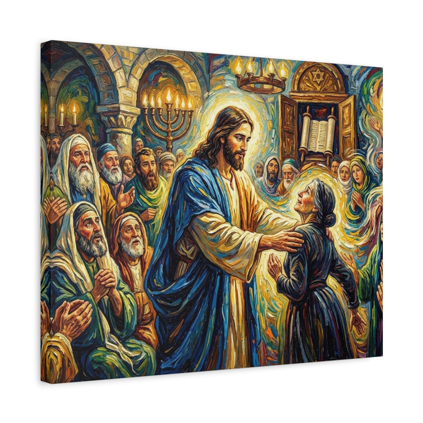“He Is Loosed - Freedom from 18 Years of Suffering” - Canvas Art